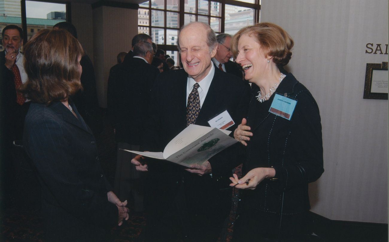 Eli N. Evans and Judith Ginsburg with Renee Crown